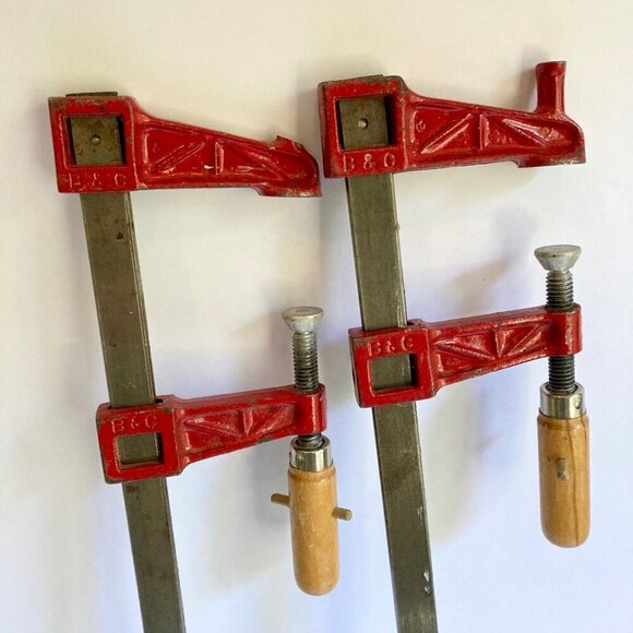 Lot 2 Vintage Brink & Cotton Bar Clamps 32-1  B&C 24" - Picture 2 of 4